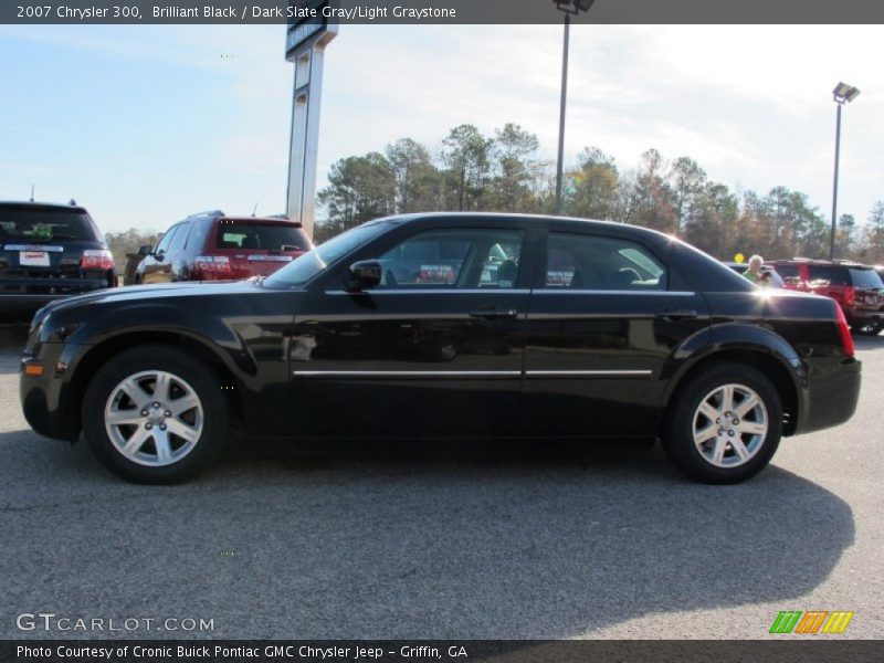 Brilliant Black / Dark Slate Gray/Light Graystone 2007 Chrysler 300