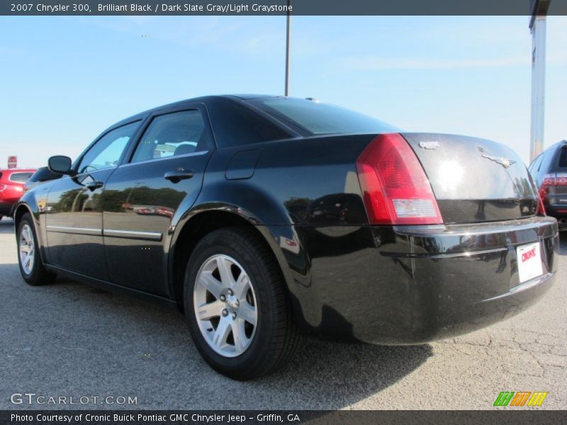 Brilliant Black / Dark Slate Gray/Light Graystone 2007 Chrysler 300