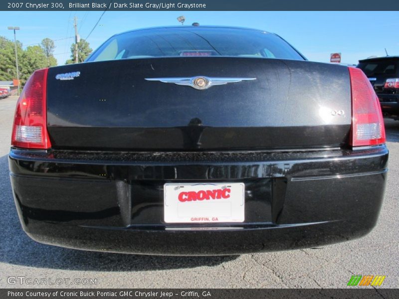 Brilliant Black / Dark Slate Gray/Light Graystone 2007 Chrysler 300