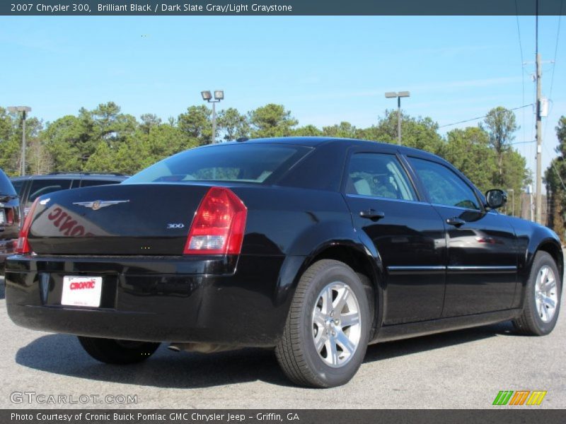Brilliant Black / Dark Slate Gray/Light Graystone 2007 Chrysler 300