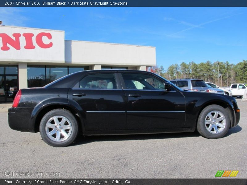 Brilliant Black / Dark Slate Gray/Light Graystone 2007 Chrysler 300
