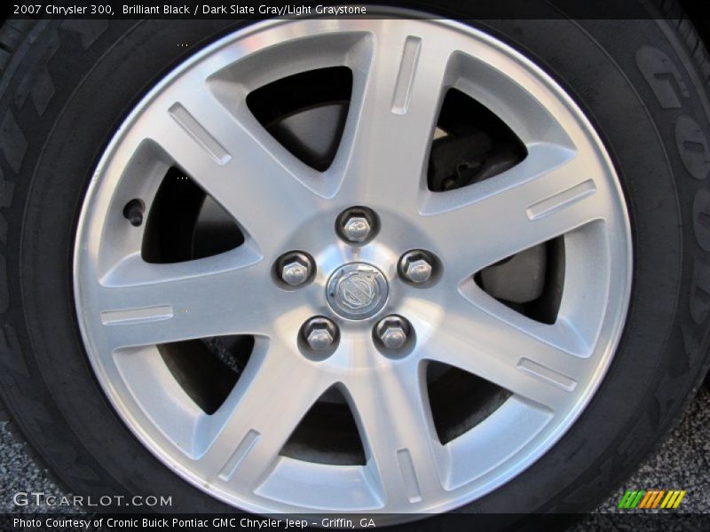 Brilliant Black / Dark Slate Gray/Light Graystone 2007 Chrysler 300