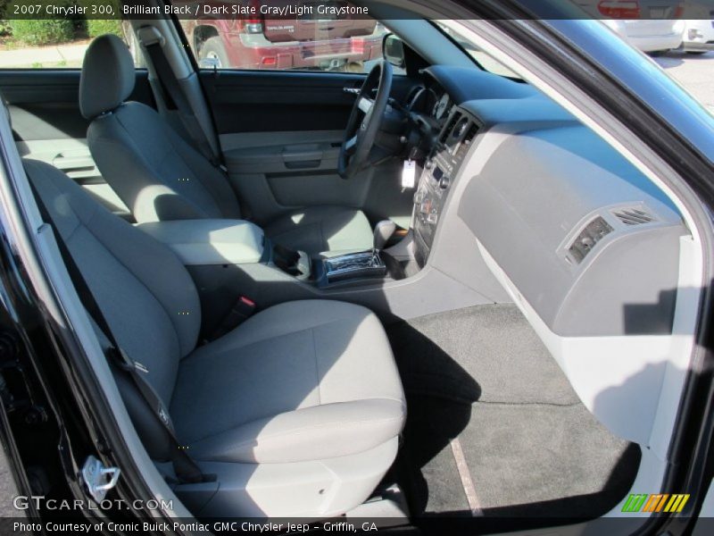 Brilliant Black / Dark Slate Gray/Light Graystone 2007 Chrysler 300