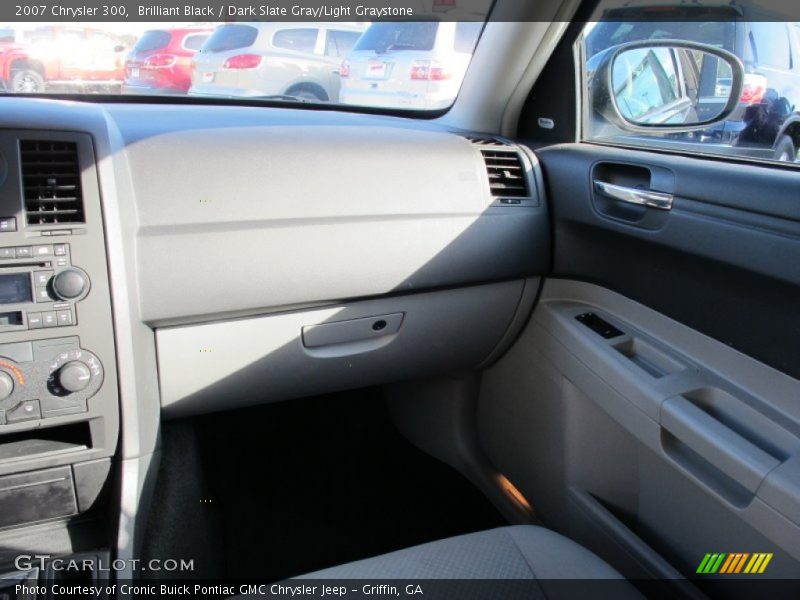 Brilliant Black / Dark Slate Gray/Light Graystone 2007 Chrysler 300