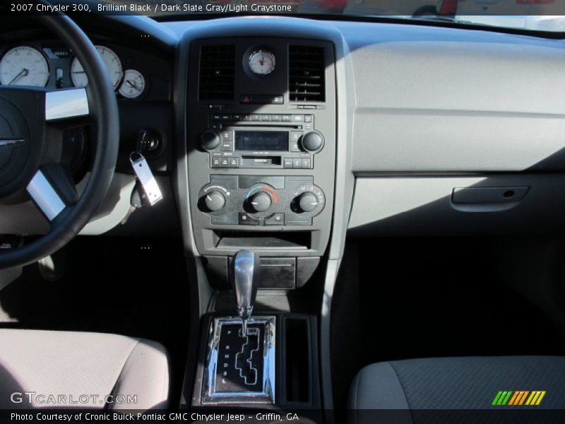 Brilliant Black / Dark Slate Gray/Light Graystone 2007 Chrysler 300