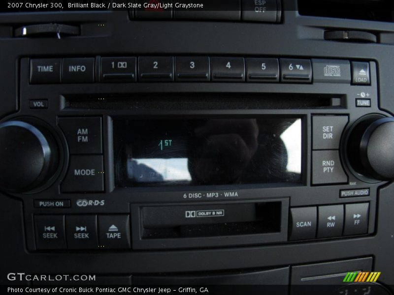 Brilliant Black / Dark Slate Gray/Light Graystone 2007 Chrysler 300