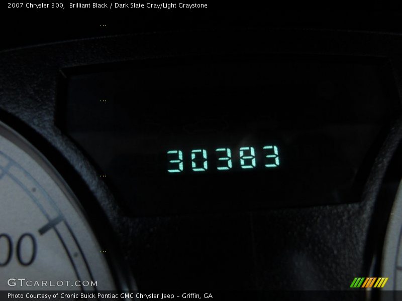Brilliant Black / Dark Slate Gray/Light Graystone 2007 Chrysler 300