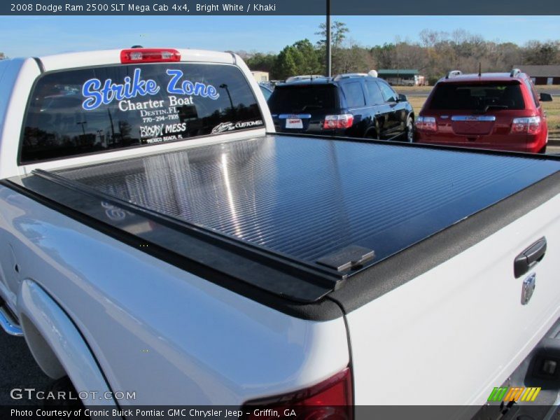 Bright White / Khaki 2008 Dodge Ram 2500 SLT Mega Cab 4x4