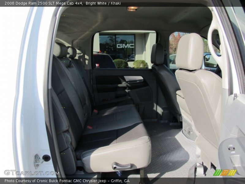 Bright White / Khaki 2008 Dodge Ram 2500 SLT Mega Cab 4x4
