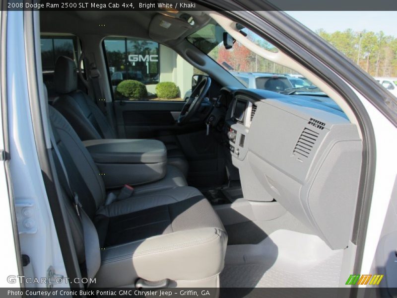 Bright White / Khaki 2008 Dodge Ram 2500 SLT Mega Cab 4x4