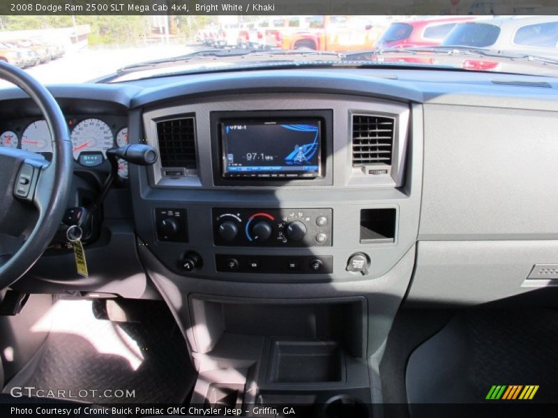 Bright White / Khaki 2008 Dodge Ram 2500 SLT Mega Cab 4x4