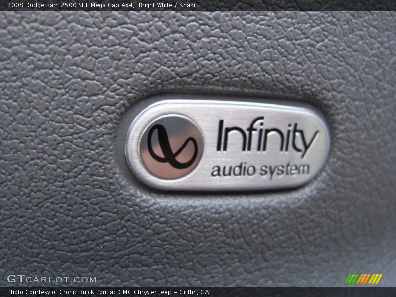Bright White / Khaki 2008 Dodge Ram 2500 SLT Mega Cab 4x4