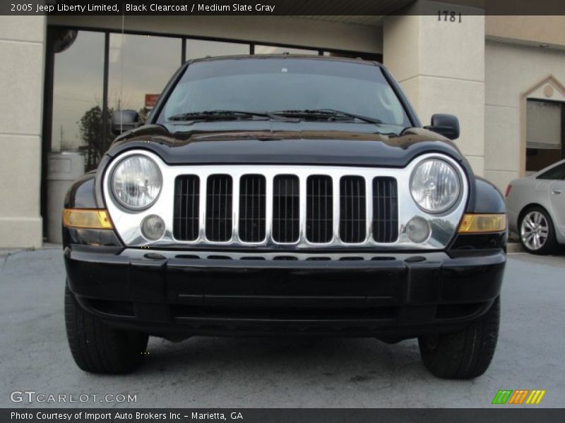 Black Clearcoat / Medium Slate Gray 2005 Jeep Liberty Limited