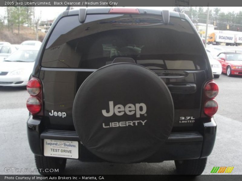 Black Clearcoat / Medium Slate Gray 2005 Jeep Liberty Limited
