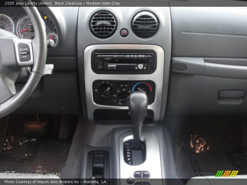Black Clearcoat / Medium Slate Gray 2005 Jeep Liberty Limited