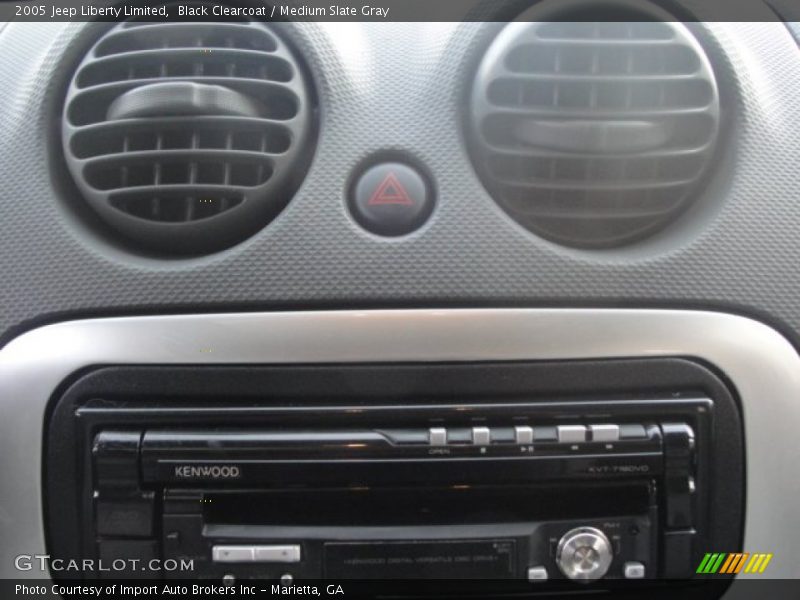 Black Clearcoat / Medium Slate Gray 2005 Jeep Liberty Limited
