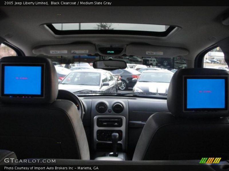 Black Clearcoat / Medium Slate Gray 2005 Jeep Liberty Limited
