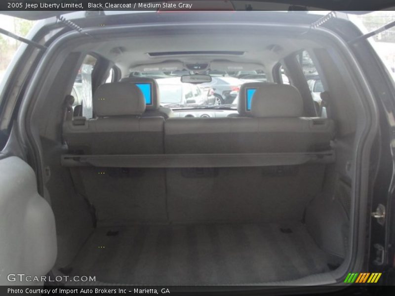 Black Clearcoat / Medium Slate Gray 2005 Jeep Liberty Limited
