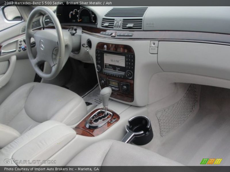 Brilliant Silver Metallic / Ash 2003 Mercedes-Benz S 500 Sedan