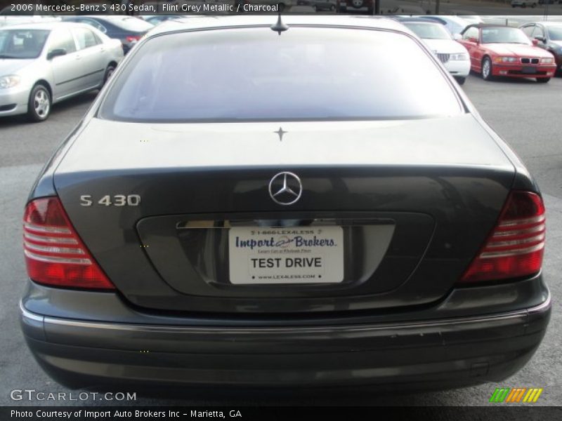Flint Grey Metallic / Charcoal 2006 Mercedes-Benz S 430 Sedan