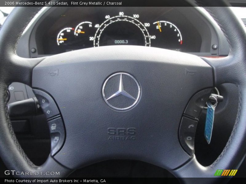 Flint Grey Metallic / Charcoal 2006 Mercedes-Benz S 430 Sedan