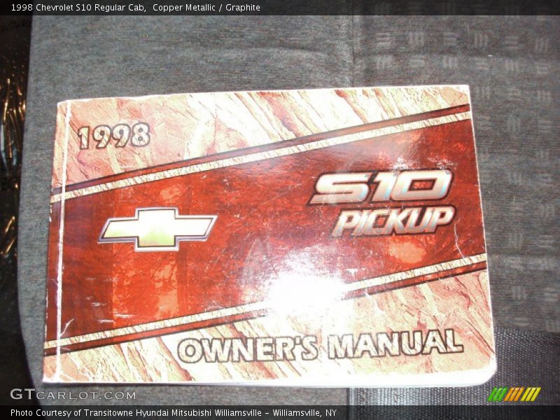 Copper Metallic / Graphite 1998 Chevrolet S10 Regular Cab