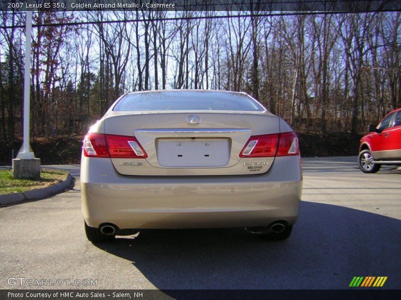Golden Almond Metallic / Cashmere 2007 Lexus ES 350