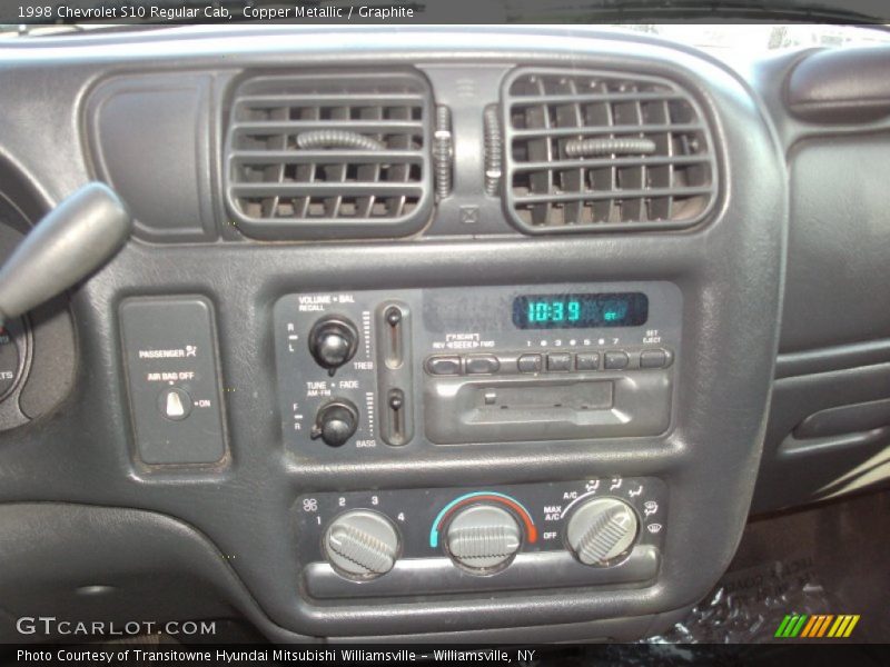 Copper Metallic / Graphite 1998 Chevrolet S10 Regular Cab