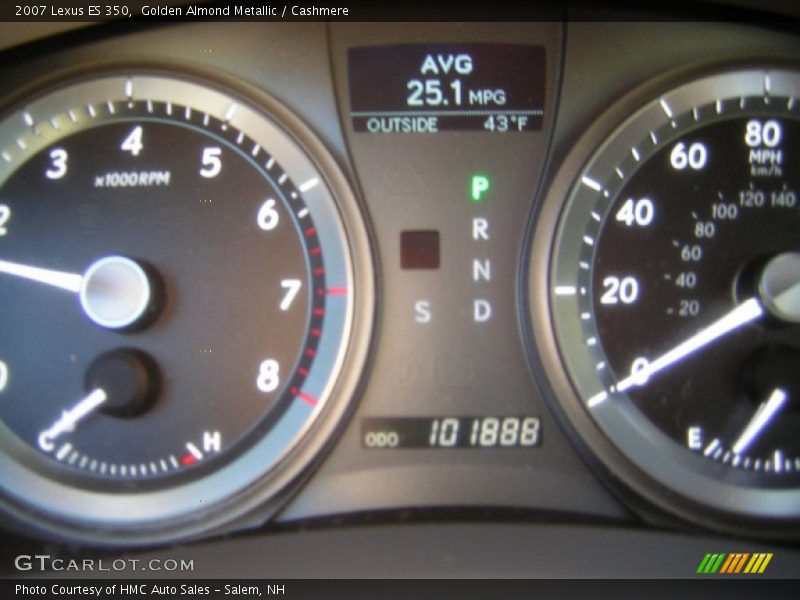 Golden Almond Metallic / Cashmere 2007 Lexus ES 350