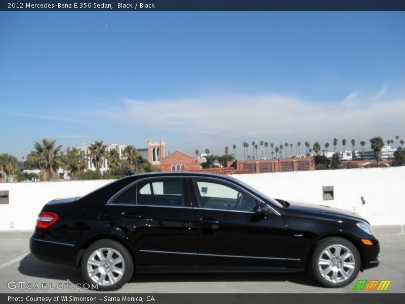 Black / Black 2012 Mercedes-Benz E 350 Sedan