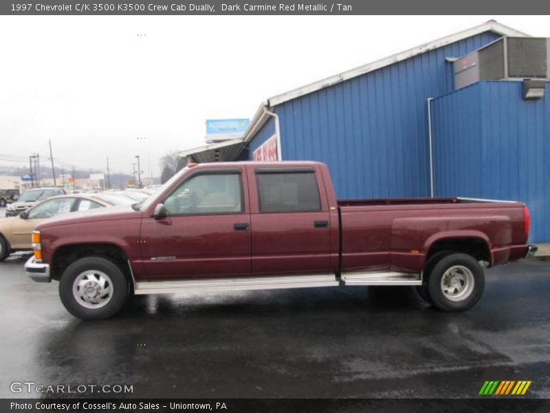  1997 C/K 3500 K3500 Crew Cab Dually Dark Carmine Red Metallic