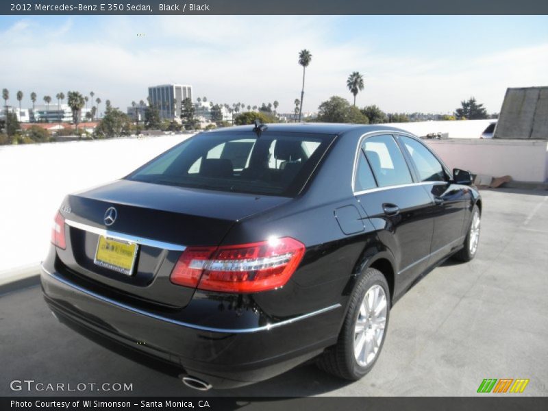 Black / Black 2012 Mercedes-Benz E 350 Sedan