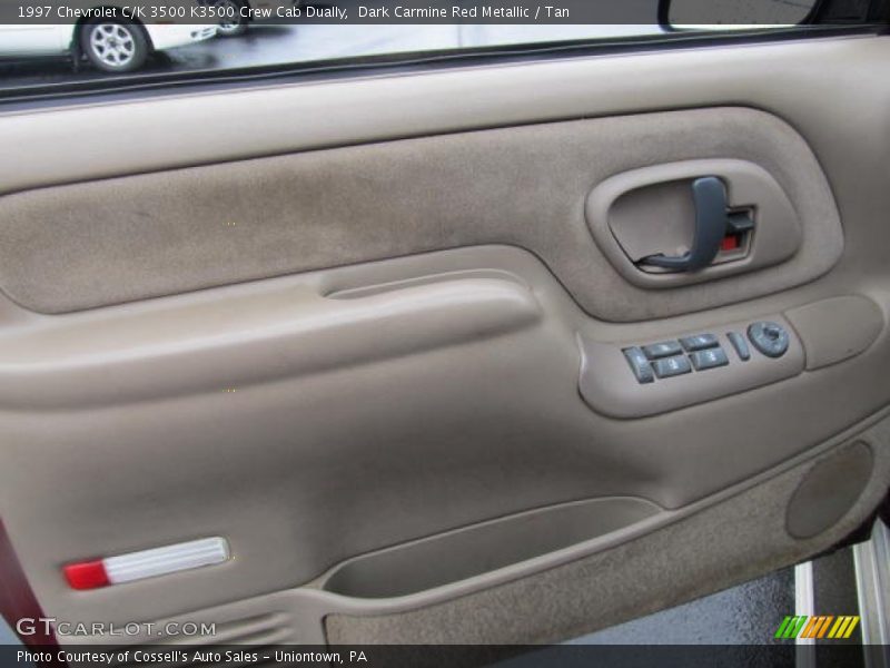 Dark Carmine Red Metallic / Tan 1997 Chevrolet C/K 3500 K3500 Crew Cab Dually