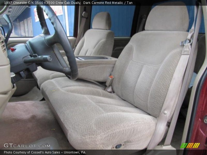 Dark Carmine Red Metallic / Tan 1997 Chevrolet C/K 3500 K3500 Crew Cab Dually