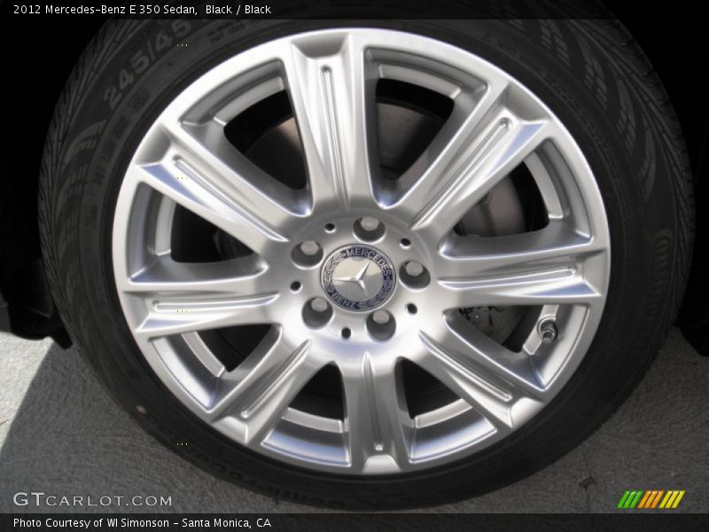 Black / Black 2012 Mercedes-Benz E 350 Sedan
