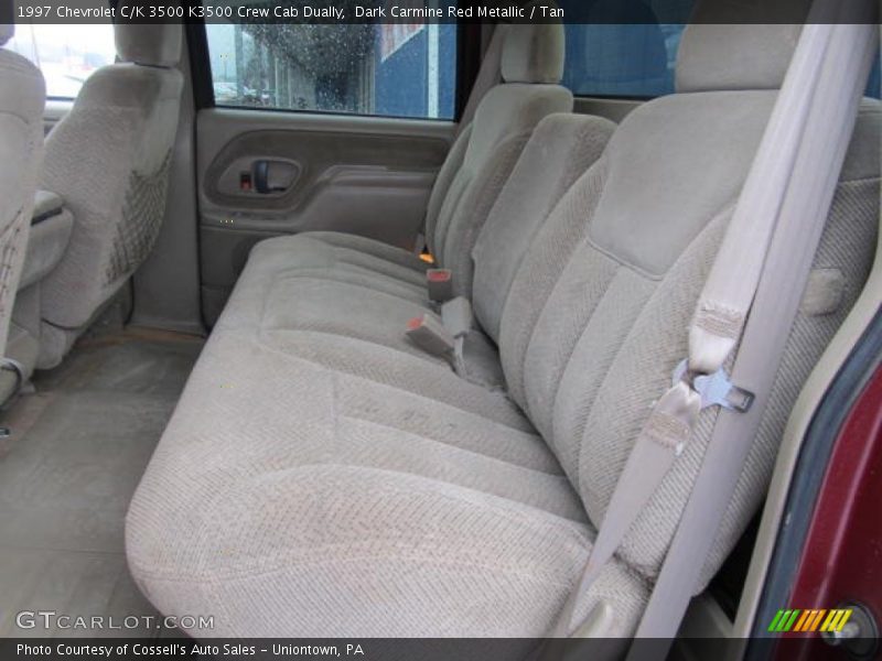 Dark Carmine Red Metallic / Tan 1997 Chevrolet C/K 3500 K3500 Crew Cab Dually