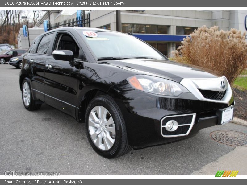 Crystal Black Pearl / Ebony 2010 Acura RDX SH-AWD Technology