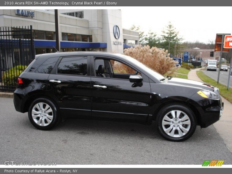 Crystal Black Pearl / Ebony 2010 Acura RDX SH-AWD Technology