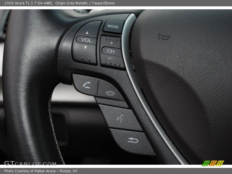 Grigio Gray Metallic / Taupe/Ebony 2009 Acura TL 3.7 SH-AWD
