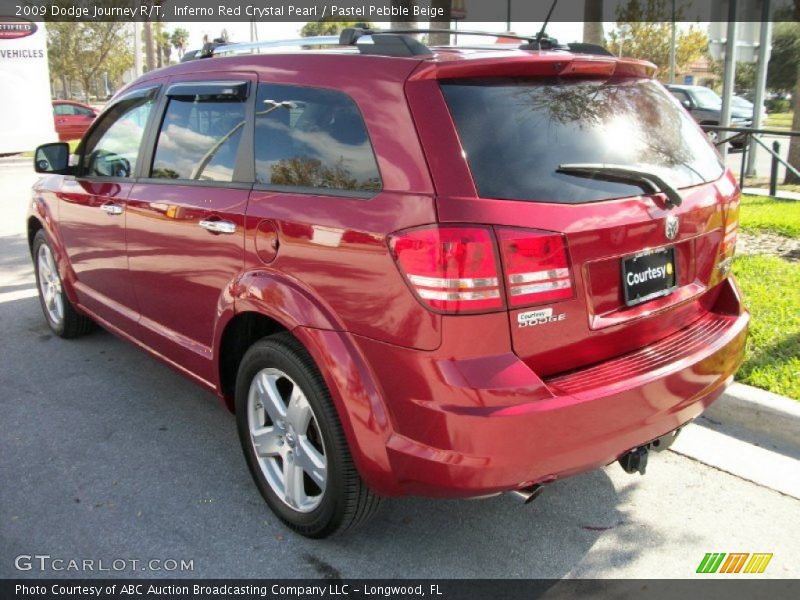 Inferno Red Crystal Pearl / Pastel Pebble Beige 2009 Dodge Journey R/T