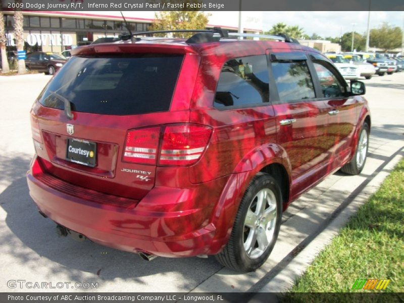 Inferno Red Crystal Pearl / Pastel Pebble Beige 2009 Dodge Journey R/T