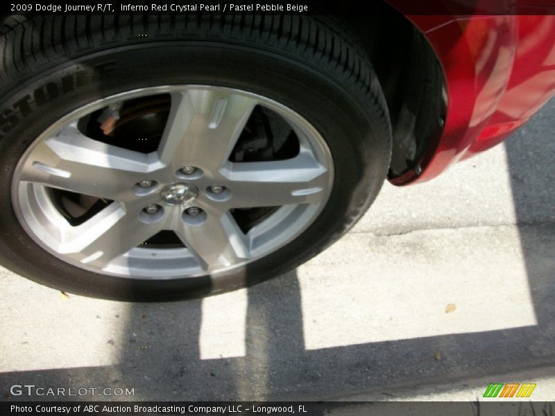 Inferno Red Crystal Pearl / Pastel Pebble Beige 2009 Dodge Journey R/T