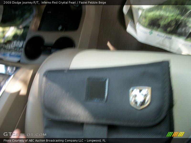 Inferno Red Crystal Pearl / Pastel Pebble Beige 2009 Dodge Journey R/T