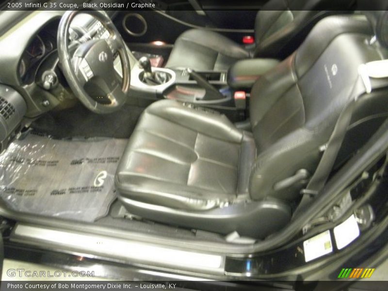 Black Obsidian / Graphite 2005 Infiniti G 35 Coupe