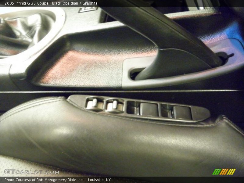 Black Obsidian / Graphite 2005 Infiniti G 35 Coupe