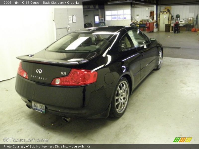 Black Obsidian / Graphite 2005 Infiniti G 35 Coupe