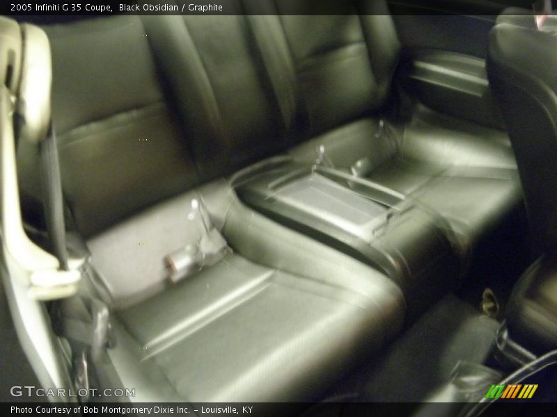 Black Obsidian / Graphite 2005 Infiniti G 35 Coupe