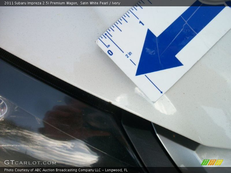 Satin White Pearl / Ivory 2011 Subaru Impreza 2.5i Premium Wagon