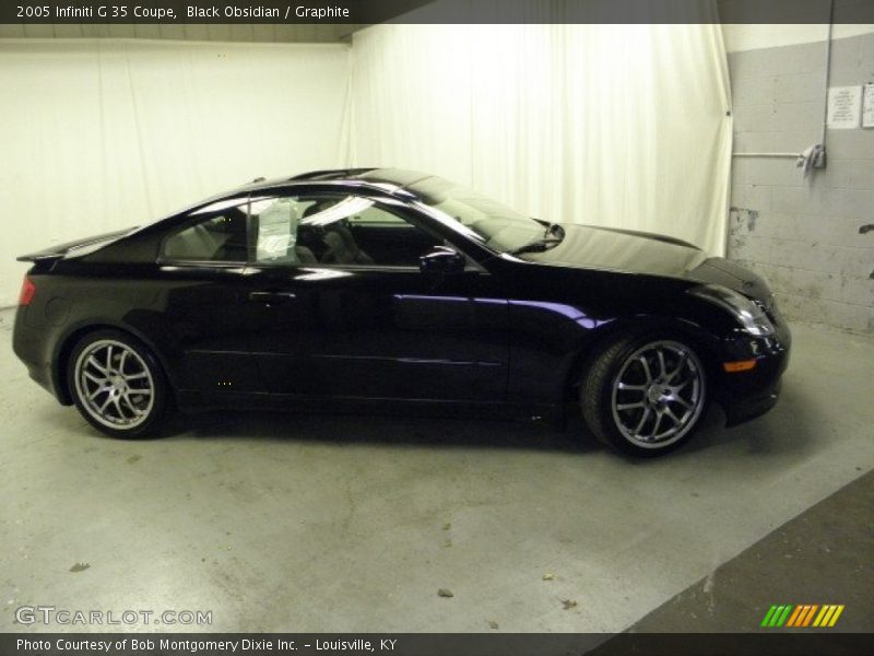 Black Obsidian / Graphite 2005 Infiniti G 35 Coupe