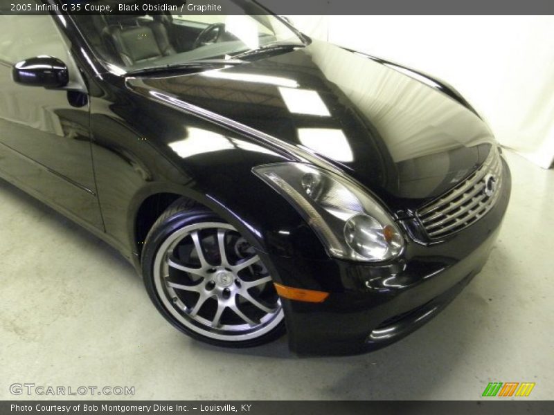 Black Obsidian / Graphite 2005 Infiniti G 35 Coupe